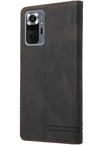 Xiaomi Redmi NOTE10 Pro Kickstand Premium Deri Premium Iki Için Kılıf (Yurt Dışından) fırsatları