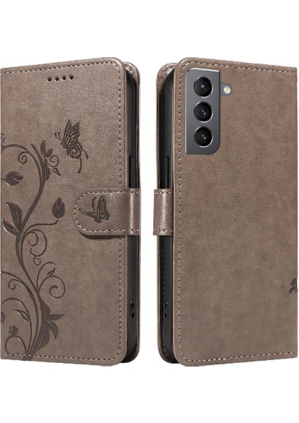 Samsung Galaxy S21 Artı ve Kart Yuvası Cüzdan Telefon Kılıfı Kabartmalı (Yurt Dışından)