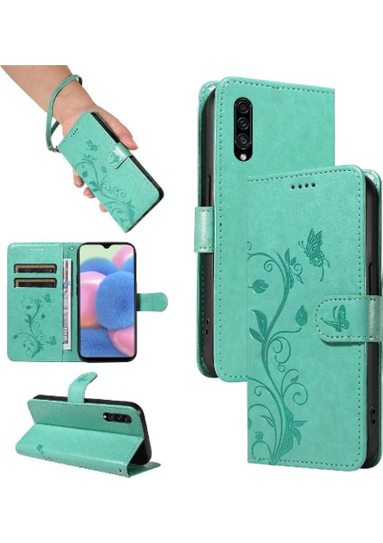 Samsung Galaxy A50/A50S/A30S Yüksek Kaliteli Deri ve Kart Yuvası (Yurt Dışından)