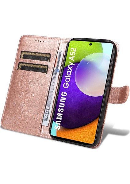 El Kayışı ve Kart Yuvası Cüzdan ile Samsung Galaxy GALAXY/A52S Için Kılıf (Yurt Dışından) fırsatları