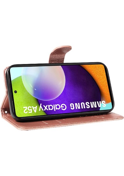 El Kayışı ve Kart Yuvası Cüzdan ile Samsung Galaxy GALAXY/A52S Için Kılıf (Yurt Dışından) indirimleri