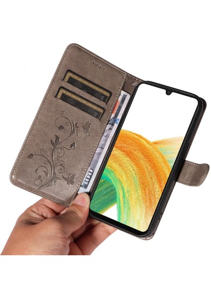 Samsung Galaxy A33 5g Cüzdan Telefon Kılıfı ve Kart Yuvası Kabartmalı (Yurt Dışından) indirimleri