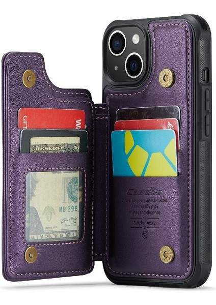 IPhone 15 Artı Kickstand Ince Darbeye Dayanıklı Durumda Pu (Yurt Dışından) indirimleri
