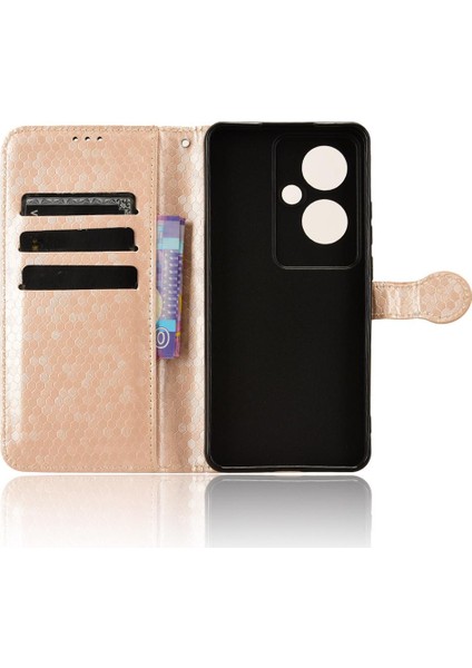 Oppo RENO11 F 5g Manyetik Toka Için Kılıf Geometrik Desen Deri Cüzdan (Yurt Dışından) fırsatları