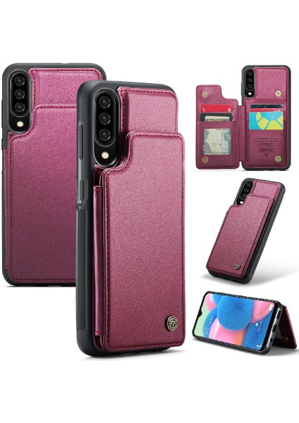 Samsung Galaxy A50/A50S/A30S Pu Deri Kart Tutucu Için Caseme Cüzdan Kılıf (Yurt Dışından)