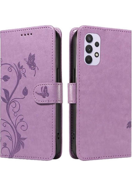 Samsung Galaxy A32 4g ve Kart Yuvası ile Yüksek Kaliteli Deri (Yurt Dışından)