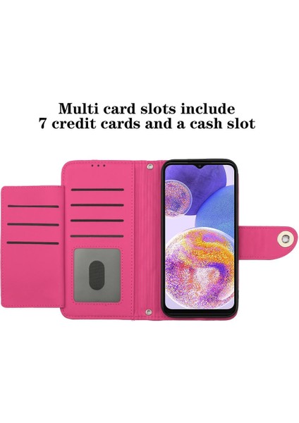 Samsung Galaxy Için Kılıf A52S 5g Kart Tutucu Cüzdan Kapak Bilek Şeridi (Yurt Dışından)