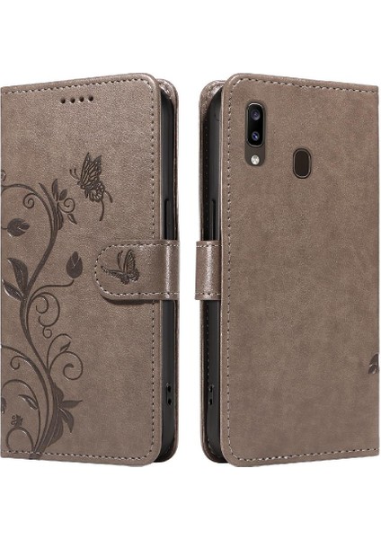 Samsung Galaxy A30/A20 Yüksek Kaliteli Deri Cüzdan Telefon Kılıfı ve (Yurt Dışından)