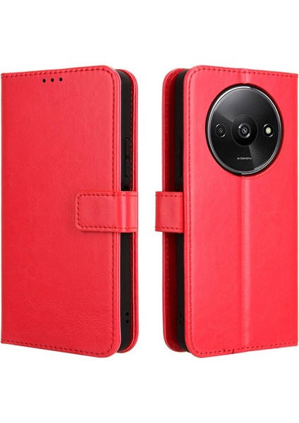 Xiaomi Poco C61 Cüzdan Kapak Çevirin Manyetik Kart Tutucu (Yurt Dışından)