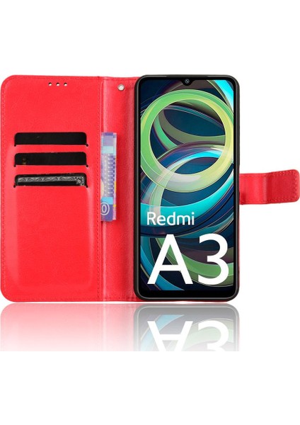 Xiaomi Poco C61 Cüzdan Kapak Çevirin Manyetik Kart Tutucu (Yurt Dışından)