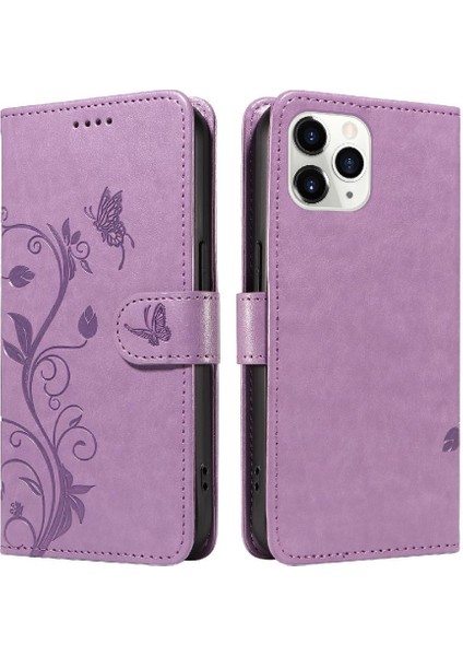 IPhone 11 Pro Max Cüzdan Telefon Kılıfı ve El ile Kart Yuvası (Yurt Dışından)