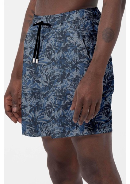 Erkek Havuz Deniz Desenli Şort 027 Koyu Lacivert fiyatları