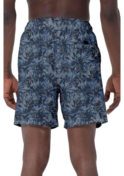 Erkek Havuz Deniz Desenli Şort 027 Koyu Lacivert indirimleri