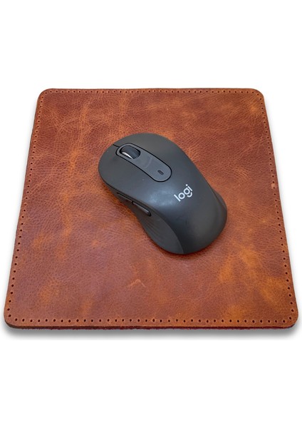 Hakiki Deri Mausepad, 20*20CM Crazy Gerçek Deri Mouse Pad, 1 Adet Oyuncu Gamepad