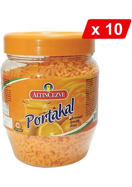 Granül Portakal Aromalı Içecek Tozu 300 gr - 10LU Paket