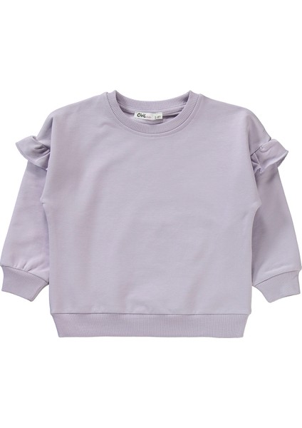 Kız Çocuk Eşofman Takımı 2-5 Yaş Nazik Lavanta modelleri