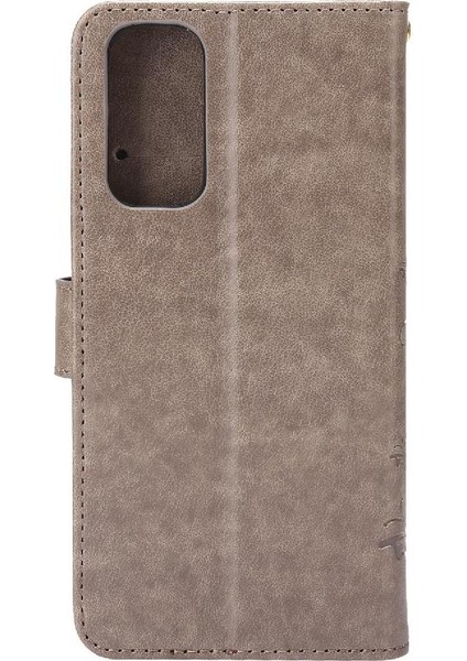 Xiaomi Redmi Not 11 Için 4g Kickstand Pu Deri Manyetik Kart Durumda (Yurt Dışından)