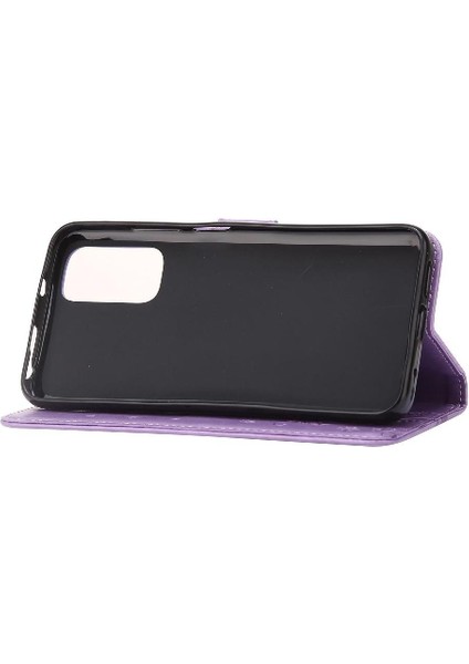 Xiaomi Redmi Not 11 Için 4g Kickstand Pu Deri Manyetik Kart Durumda (Yurt Dışından)
