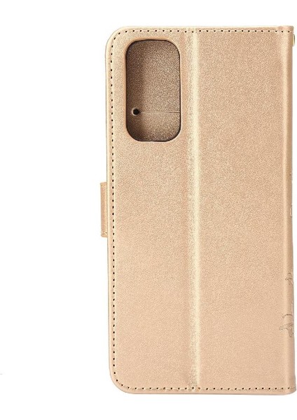 Xiaomi Redmi Not 11 Için 4g Kickstand Pu Deri Manyetik Kart Durumda (Yurt Dışından)