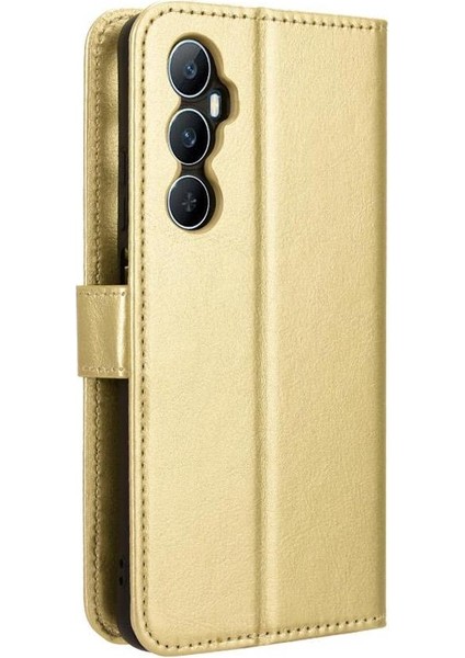 Realme C65 4g Manyetik Kapak Çevirin Cüzdan Kart Tutucu (Yurt Dışından)