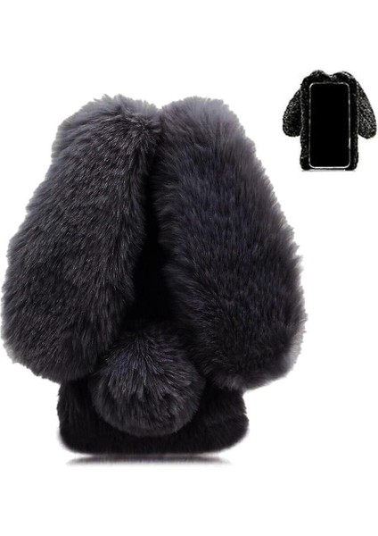 Oppo Için Kılıf Oppo 12 5g Sonbahar ve Kış Sevimli Peluş Tavşan Kulaklar Peluş (Yurt Dışından)