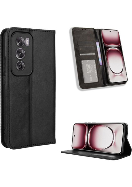 Oppo Oppo 12 5g Cüzdan Manyetik Kapatma Pu Deri Için Kılıf (Yurt Dışından)