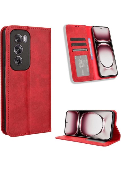 Oppo Oppo 12 5g Cüzdan Manyetik Kapatma Pu Deri Için Kılıf (Yurt Dışından)