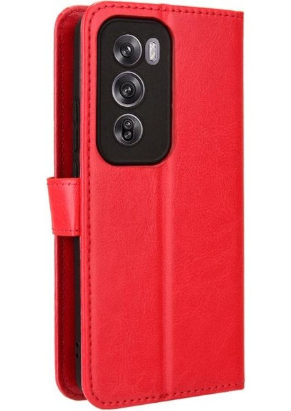 Oppo Oppo 12 Pro 5g Için Kılıf Cüzdan Manyetik Kapak Çevirin Kart Tutucu (Yurt Dışından) modelleri