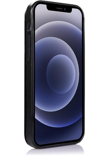 IPhone 12 Için Cüzdan Durumda Çift Manyetik Toka Kart Yuvaları ile Kickstand (Yurt Dışından) modelleri