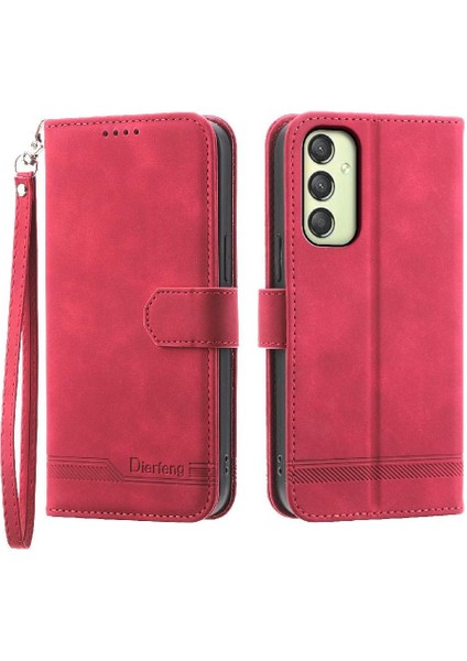 Samsung Galaxy A25 Manyetik Kapatma Kart Yuvaları Nakit Cep Için Flip Case (Yurt Dışından)