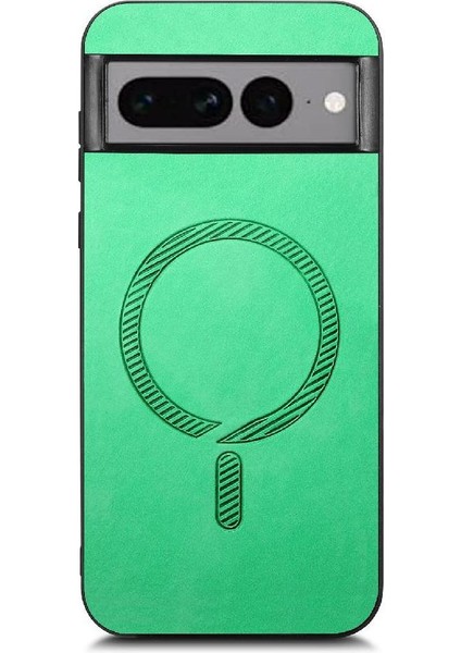 Google Piksel 7 Pro Kablosuz Şarj Ince Magsafe Araba Için Flip Case (Yurt Dışından)
