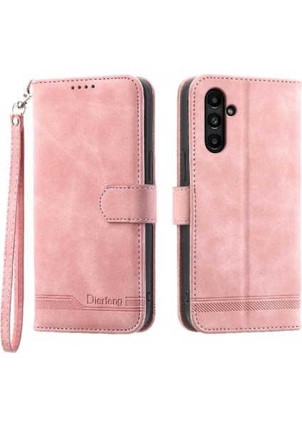 Samsung Galaxy A15 Bileklik Premium Nakit Cep Manyetik Için Flip Case (Yurt Dışından)