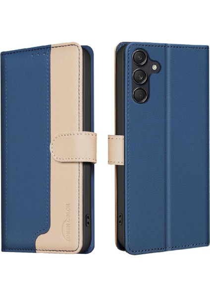 Samsung Galaxy A25 5g Rfıd Engelleme Kickstand Kart Yuvaları Tpu Için Flip Case (Yurt Dışından)