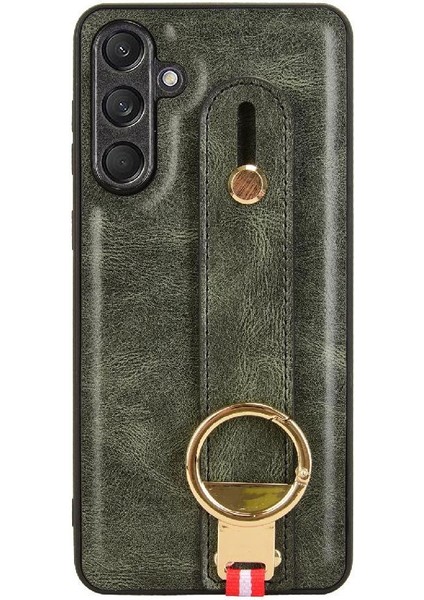 Samsung Galaxy C55 5g Kolaylık Bilek Kayışı Premium Pu Deri Kılıf (Yurt Dışından)