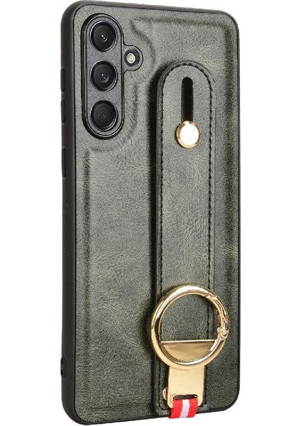 Samsung Galaxy C55 5g Kolaylık Bilek Kayışı Premium Pu Deri Kılıf (Yurt Dışından)