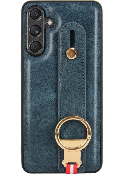 Samsung Galaxy C55 5g Kolaylık Bilek Kayışı Premium Pu Deri Kılıf (Yurt Dışından)
