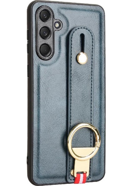 Samsung Galaxy C55 5g Kolaylık Bilek Kayışı Premium Pu Deri Kılıf (Yurt Dışından)