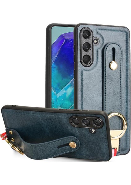 Samsung Galaxy C55 5g Kolaylık Bilek Kayışı Premium Pu Deri Kılıf (Yurt Dışından)