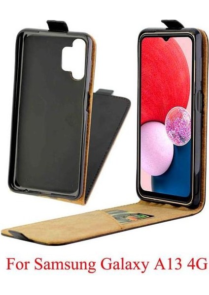 Samsung Galaxy A13 4g Iş Tarzı Koruyucu Tpu Için Dikey Flip Case (Yurt Dışından)
