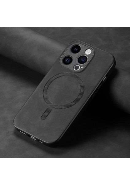 IPhone 15 Için Flip Case Pro Kablosuz Şarj Ince Hafif Magsafe Araba (Yurt Dışından)