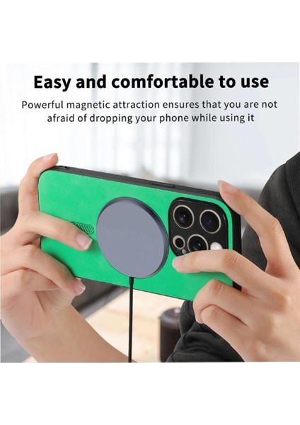 IPhone 14 Için Flip Case Pro Magsafe Araba Bağlar Kablosuz Şarj Ince (Yurt Dışından)