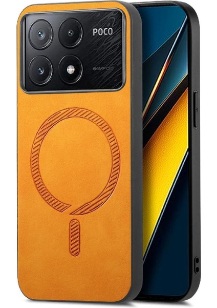 Xiaomi Poco X6 Pro 5g Için Flip Case Ince Hafif Kablosuz Şarj Araba (Yurt Dışından)