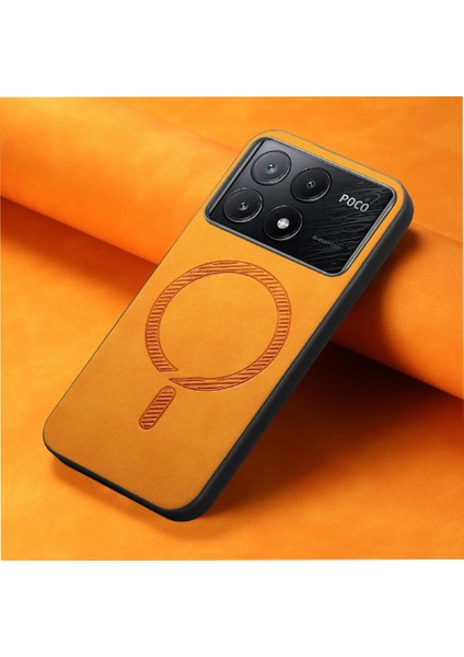 Xiaomi Poco X6 Pro 5g Için Flip Case Ince Hafif Kablosuz Şarj Araba (Yurt Dışından)