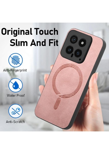 Xiaomi 14 5g Hafif Ince Magsafe Araba Mounts Kablosuz Için Flip Case (Yurt Dışından)