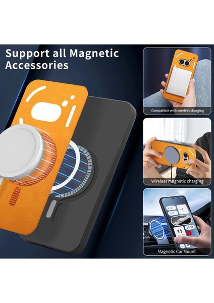 Nothing Flip Case Telefon 2A Magsafe Araç Mounts Kablosuz Şarj Ince (Yurt Dışından) modelleri