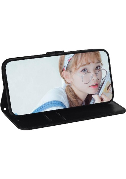 Xiaomi Poco M6 4g Için Flip Case Standı Tutucu Premium Pu Deri Glitter (Yurt Dışından)