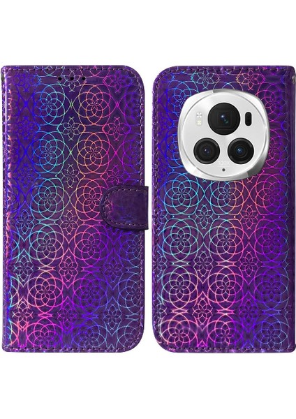 Onur Magic6 Pro Premium Pu Deri Için Flip Case Standı Tutucu Cüzdan Kılıf (Yurt Dışından)