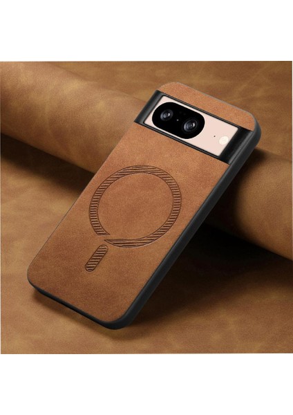 Google Pixel 8 Magsafe Araç Mounts Için Flip Case Hafif Kablosuz Ince (Yurt Dışından)