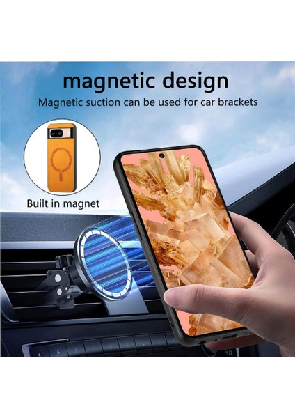 Google Pixel 8 Magsafe Araç Mounts Için Flip Case Hafif Kablosuz Ince (Yurt Dışından) modelleri