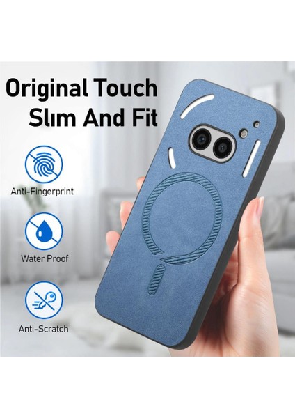 Nothing Flip Case Telefon 2A Magsafe Araç Mounts Kablosuz Şarj Ince (Yurt Dışından)